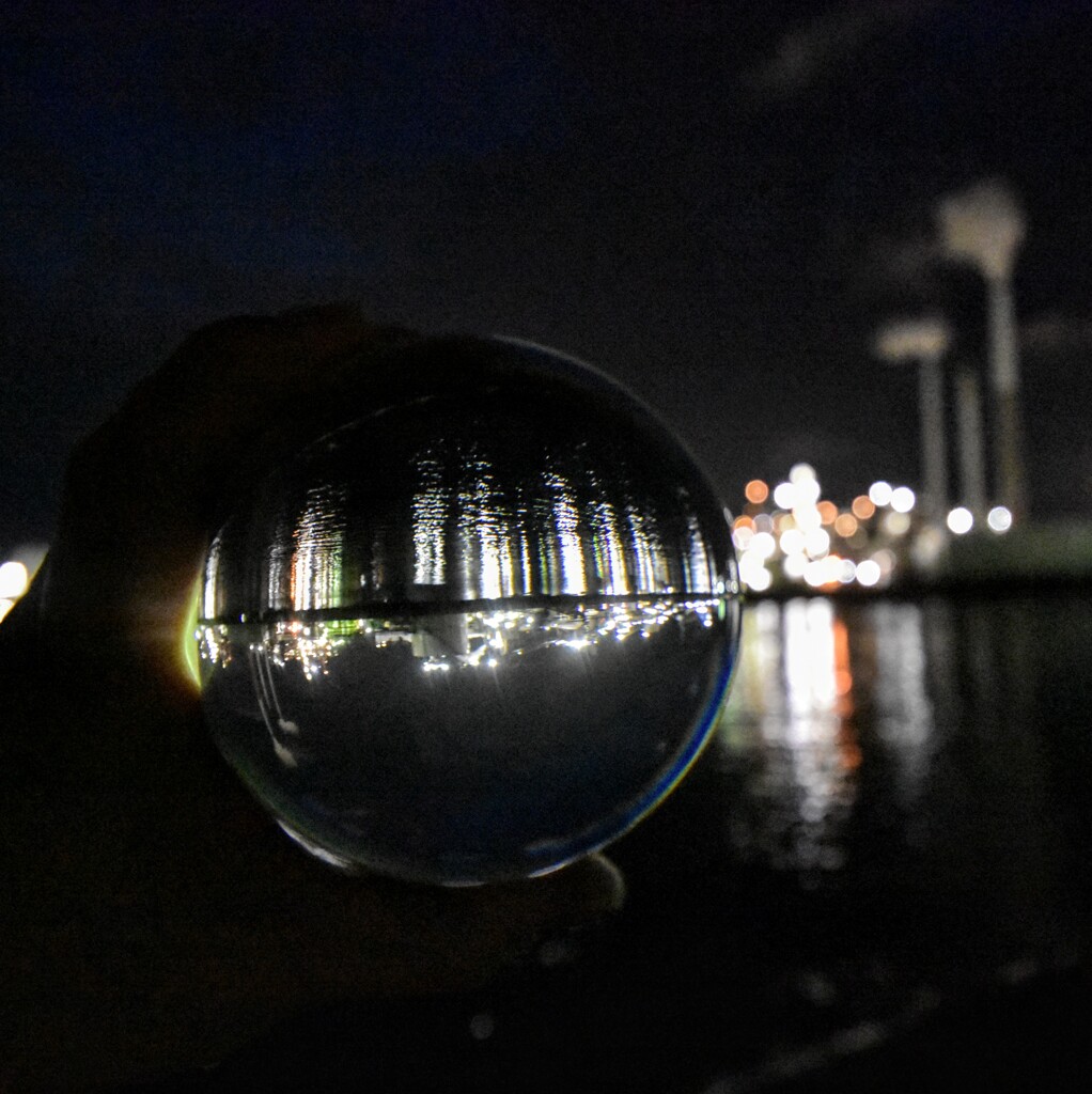 夜景(初ガラス玉)