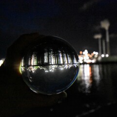 夜景(初ガラス玉)