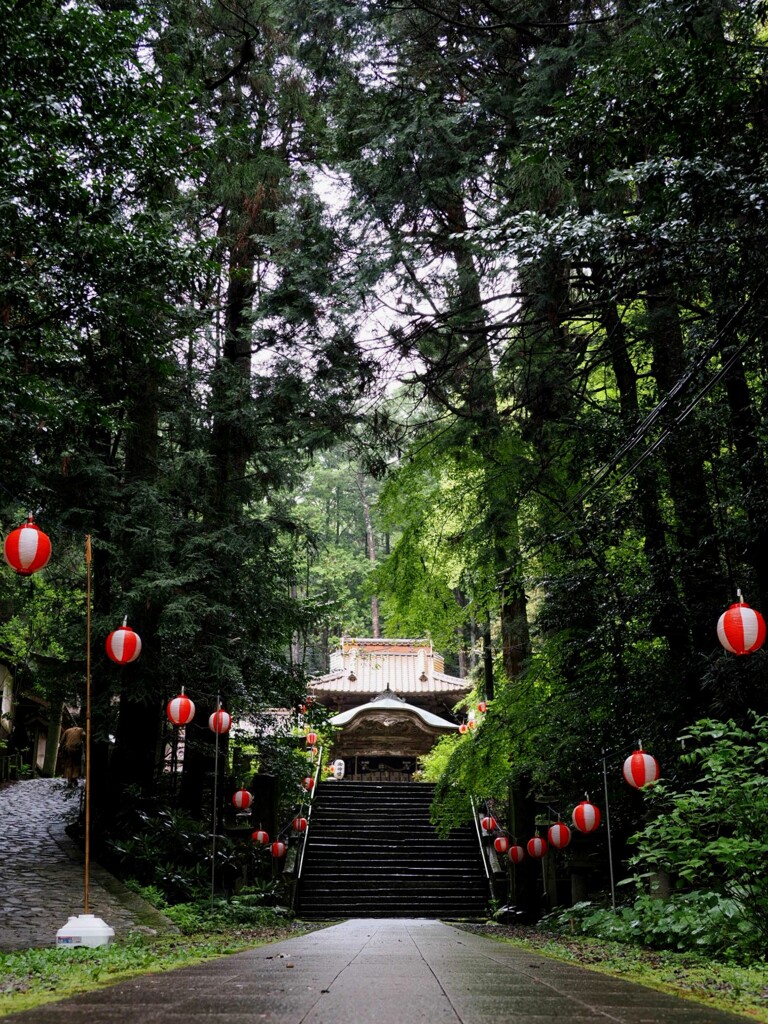 お祭りの日の朝