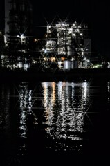 工場夜景