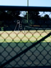 早朝テニスコート