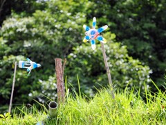 田んぼの守り神