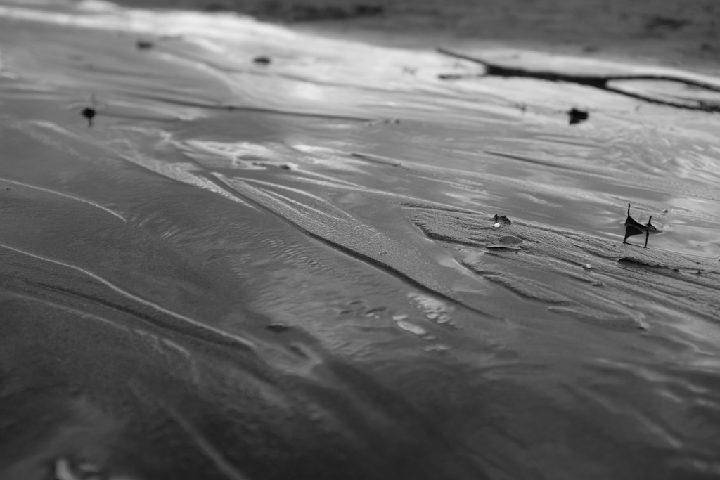 波が作るアート