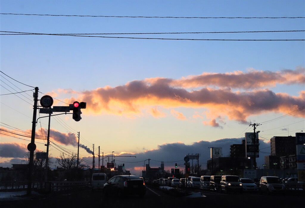 夕焼雲