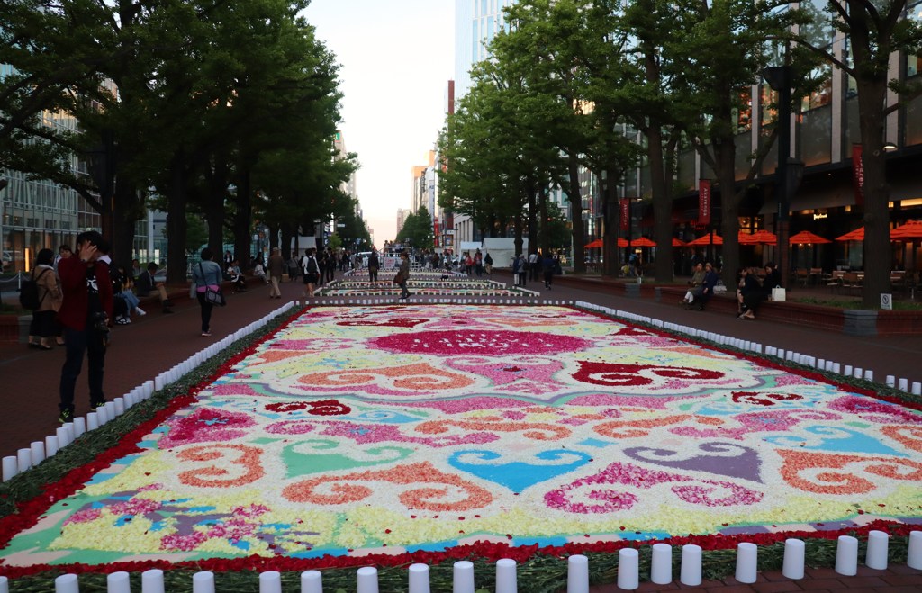 花のイベント　フラワーカーペット３