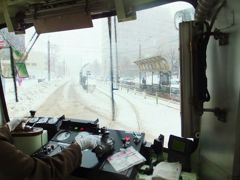 市電　運転手目線のカーブ