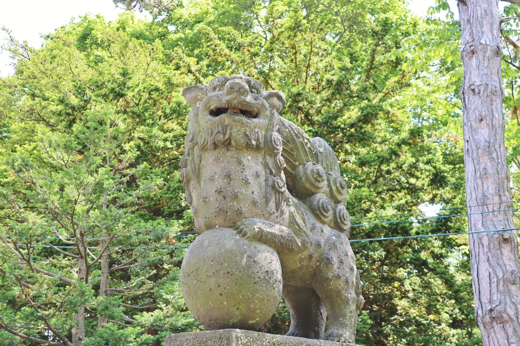 田舎街散歩５　狛犬