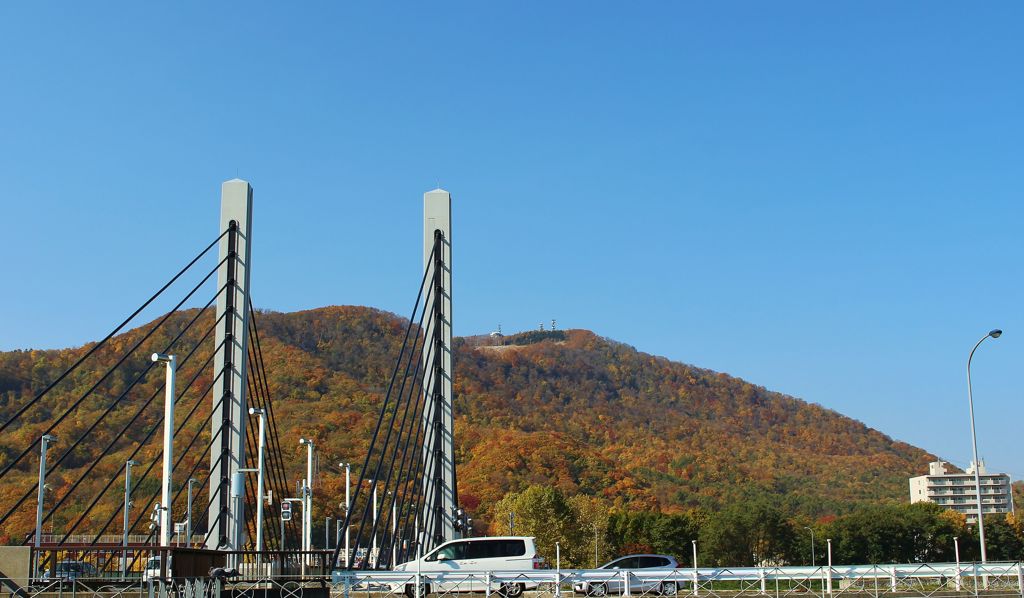 紅葉の藻岩山