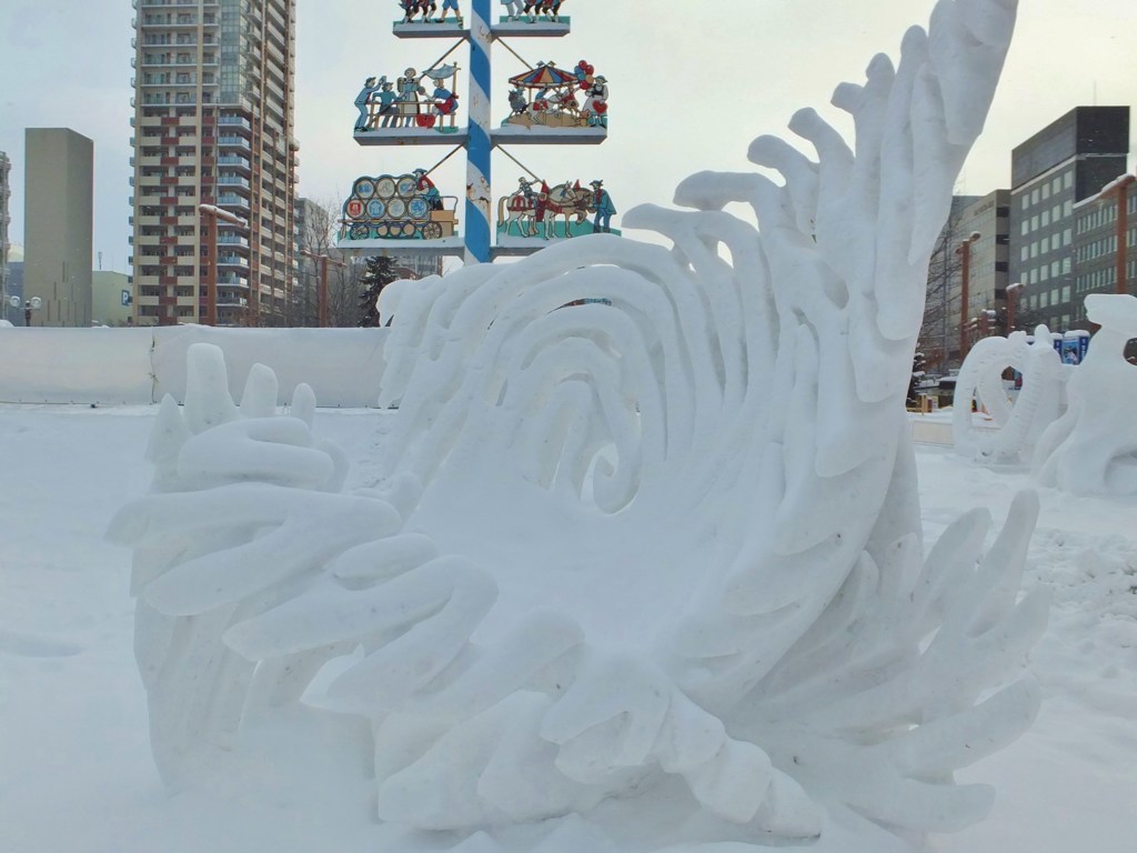 シンガポールの雪像