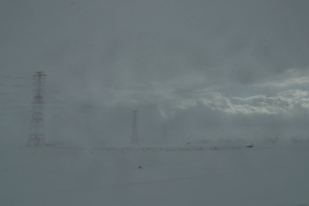 少し地吹雪