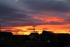 ９月９日の夕焼け　１