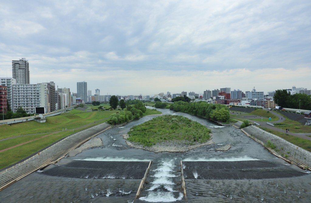札幌散歩６８－２　幌平橋から