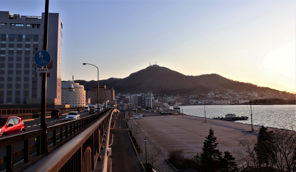 ともえ大橋　函館山方面