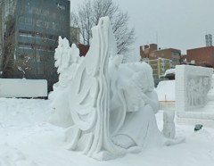 中国の雪像