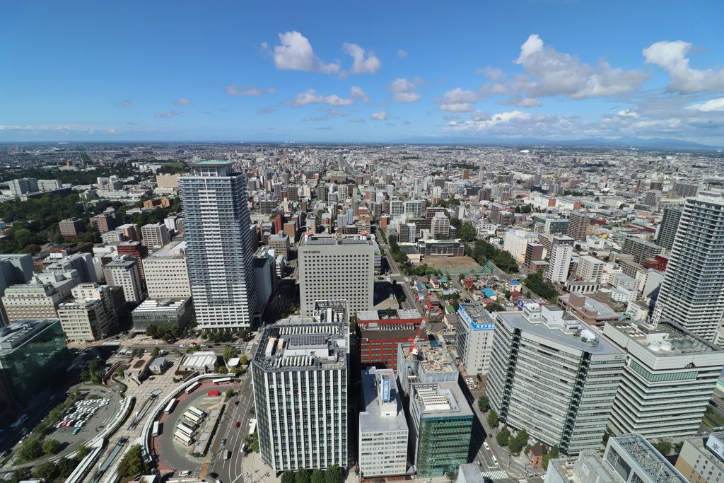 ザ・札幌　北方面を望んで