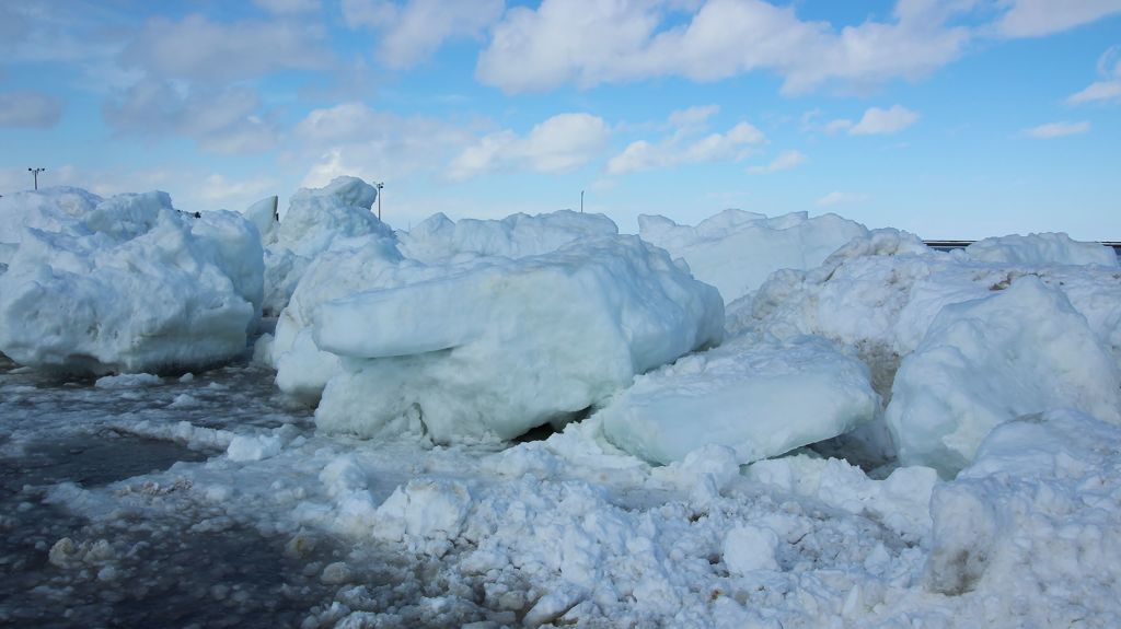 これって、流氷？