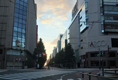 朝の札幌パルコ