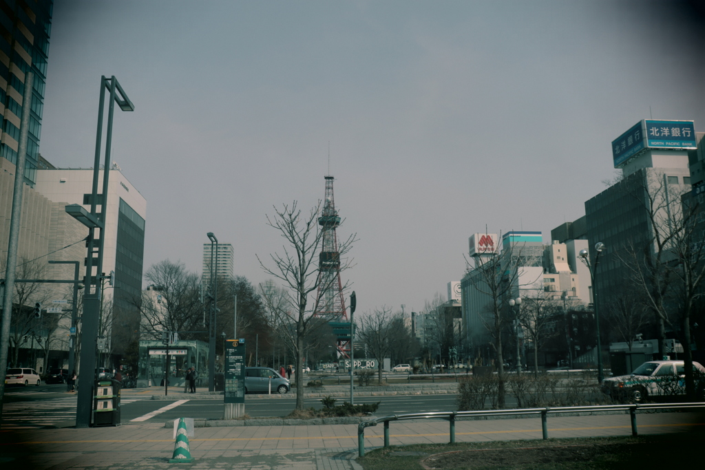 ３月　一年で一番暇な大通公園