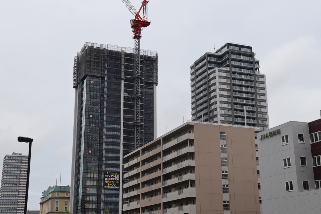 札幌散歩７２　高層マンション続々