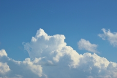 夏の名残り雲