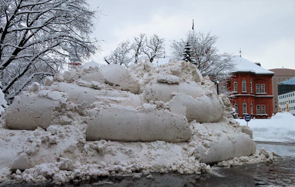 雪オブジェ