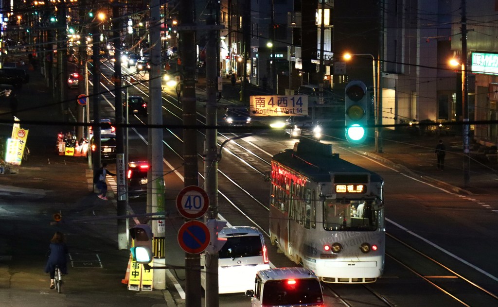 夕刻の路面電車　Ⅴ