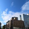 札幌駅前、秋の空