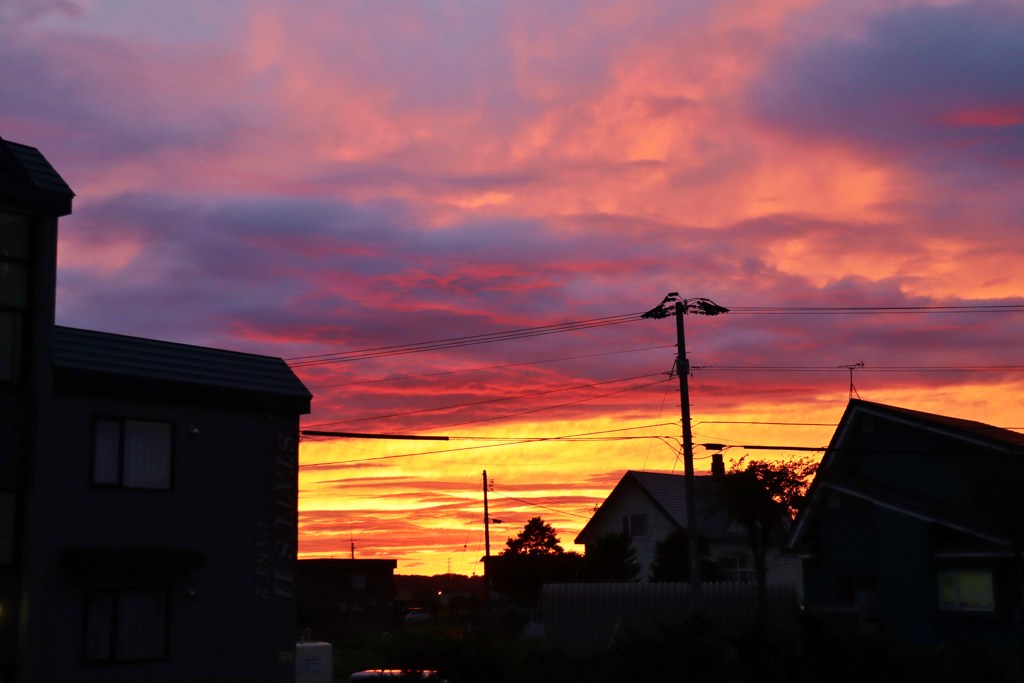 ９月９日の夕焼け　２