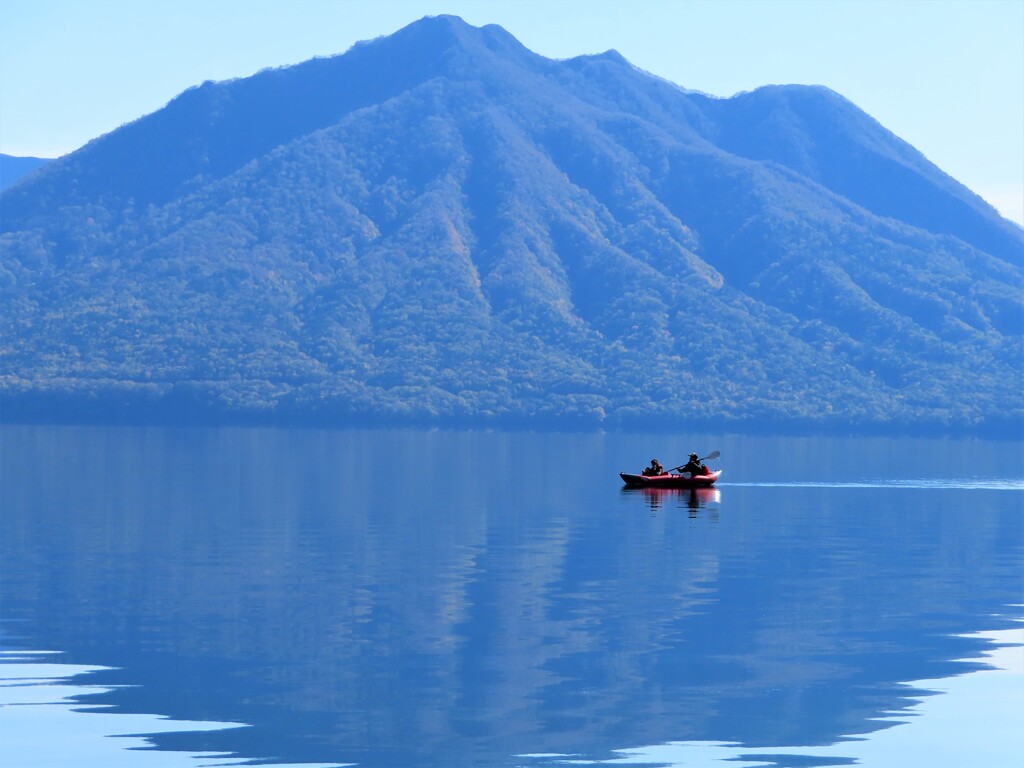 湖のボート