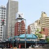札幌散歩２２　　２条市場と高層マンション