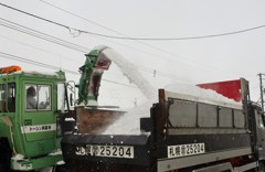 排雪作業　４