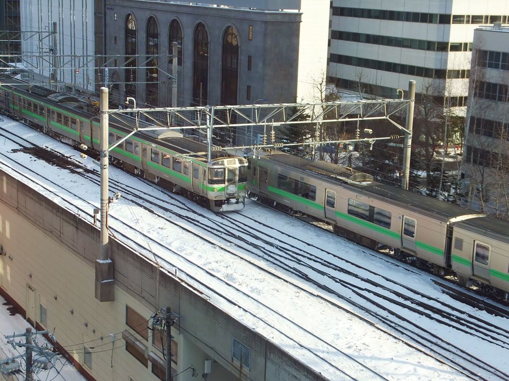行き交う