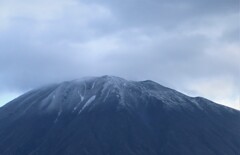 冠雪の羊蹄山