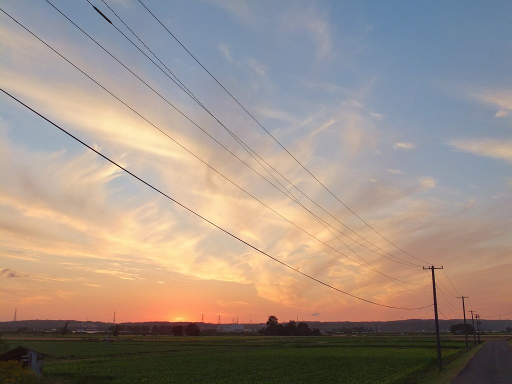 コンデジでの夕日撮影　５