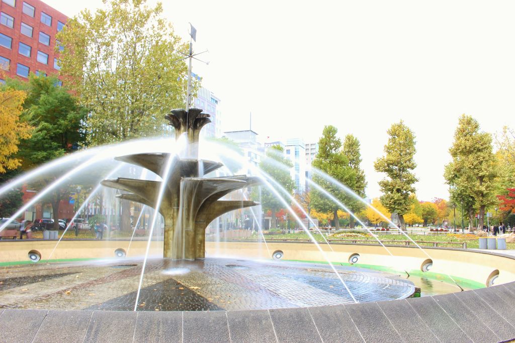 見納めの噴水？