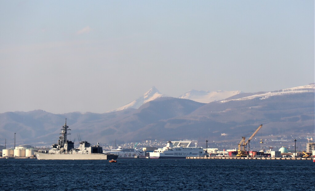 遠く駒ヶ岳を望んで