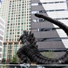 日比谷ミッドタウン　ゴジラ