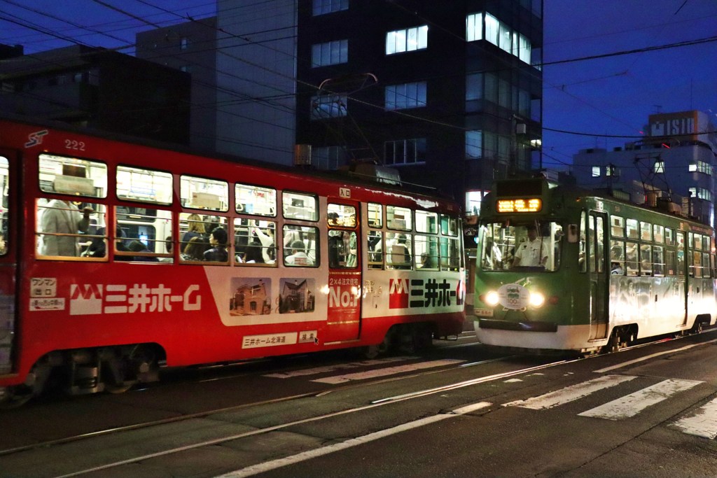夕刻の路面電車　Ⅶ