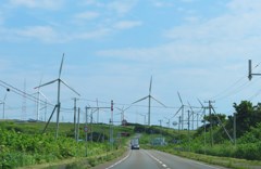 電柱？風力発電？　多いのはどっち？