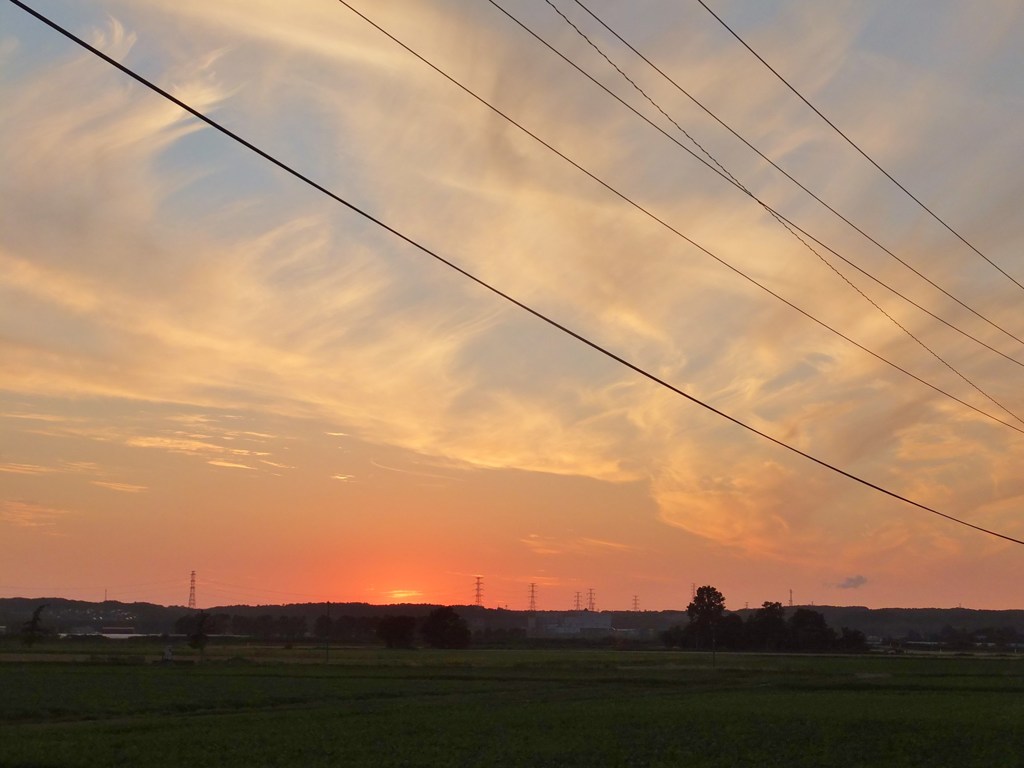 コンデジでの夕日撮影　１
