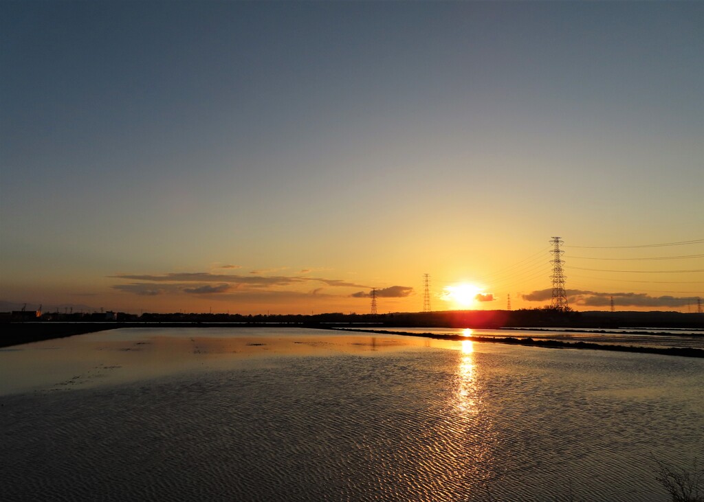 田植え前