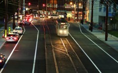 夕刻の路面電車　Ⅳ