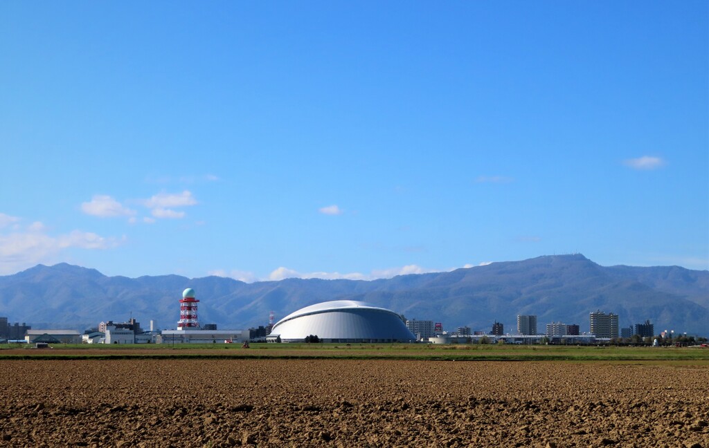 青空の下