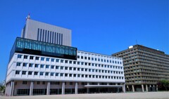 道庁と道議会ビルと道警