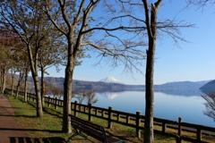 朝の洞爺湖から羊蹄山を　Ⅱ