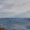 冬の摩周湖　強調