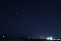 夜空と灯台 さそり座
