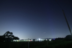高滝湖　星空