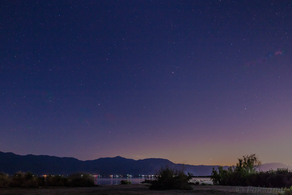 ソルタン湖からの星空