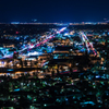 お気に入りのハイキングポイントからの夜景